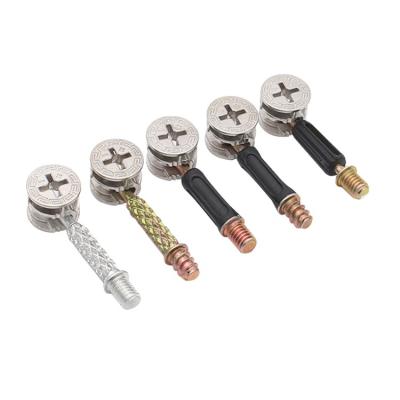 China Hot-selling Traditional 3 in 1 Furniture Hardware Fittings Fasteners Screw Connector Eccentric Cam Lock Finger for sale