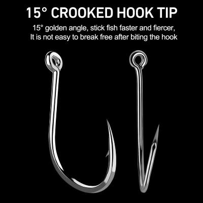 China 50/100Pcs Fish Hook High Quality Coating Carbon Steel Jip Barbed Carp Fishing Hook Single Circle Tackle Fishing Tools Long Leg for sale