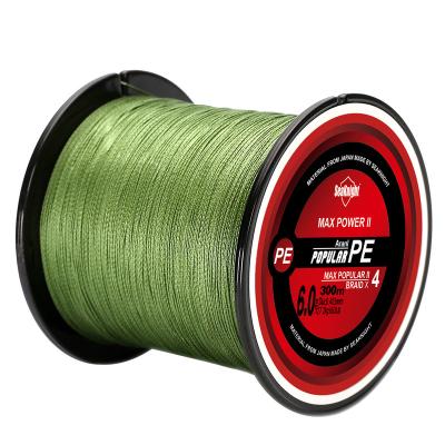 China Line TriPoseidon Sink Series 4 Beaches 300M PE Braided Multifilament Fishing Line 8-60LB Smooth Carp Fishing for sale