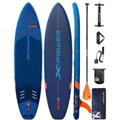 China Water Sports PVC Surfboard X Power Stand Up Inflatable Board Paddle Sup 335*81*15cm for sale