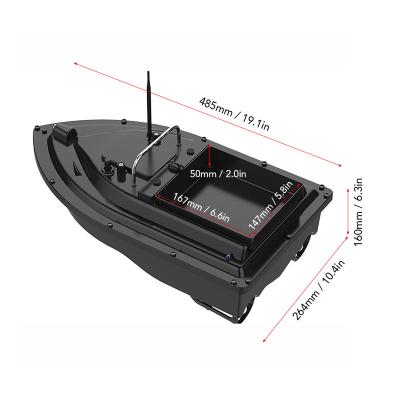 China Wireless Remote Control Bait Boat Fishing Driver Fish Finder Boat Device 430-540 Yards Range Remote Speedboat Lure Boat YIKEYI230105 for sale