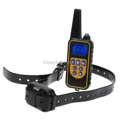 China Viable 800M Range Wireless Remote Dog Training Electric Collar for sale