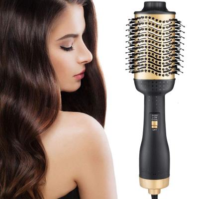 China Professional 3-IN-1 Hair Dryer Ionic and Volumizing Blow Up One Step Running Hair Dryer and Styler Electric Hot Airbrush for sale