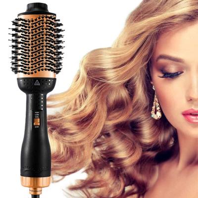 China Ionic Professional 3-in-1 Hair Dryer and Volumizing Brush One Step Hair Dryer Brush Blow Drying Brush for sale