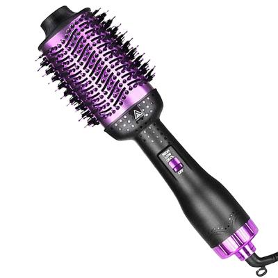 China Ionic Factory Price Manufacturer Supply Round Rotating Volumizer Volumizer Styler Air One Cheap Hot Step Hair Brush Blow Dryer for sale