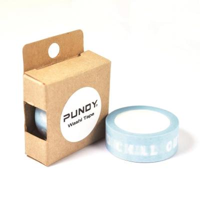 China PUNDY Tape Box Free Samples Waterproof Washi Tape for sale