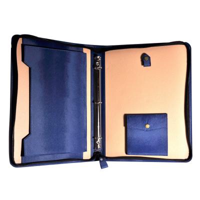 China Leather top selling custom leather folder, leather folder for men for sale