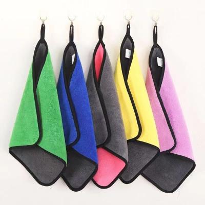 China New Easy Clean Auto Care Microfiber Polishing Wash Chunky Lint Tablet Washing Dry Towel Cleaning Cloth Custom Logo for sale