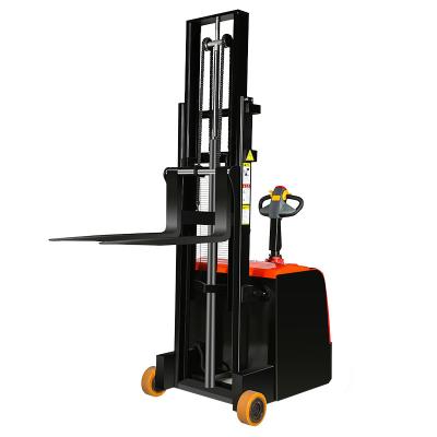 China Hotels Weigh Against Electric Stacker Full Drive Standing Electric Stacker for sale