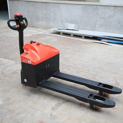 China Popular Pangolin 1500Kg/1.5 Ton Electric Hydraulic Pallet Jack Powered Pallet Truck With 1-10T Lithium Battery for sale