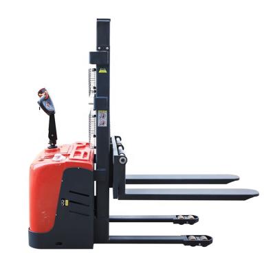 China Hotels Electric Pangolin Lift 1000kg 1200kg 1500kg -3.5M Walkie Pallet Stacker Forklift for sale