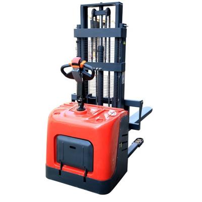 China Pangolin 0.5t 1.5t 1000kg Walkie Full Hotels Manual Stacker Semi Hydraulic Electric Straddle Stacker for sale