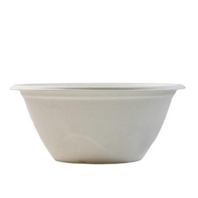 China Promotion Eco Friendly 15%off Customized Disposable Fiber Bowl Bamboo Bagasse Paper Pulp Fast Food Takeaway Container for sale