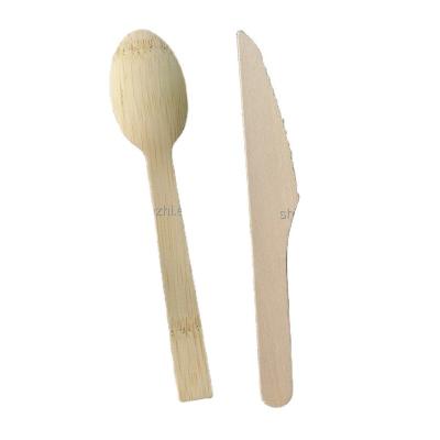 China Eco Friendly Disposable Biodegradable Custom Wooden Tableware Knife Fork and Spoon Set for sale