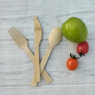 China Eco-Friendly Wholesale Custom Disposable Wooden Kitchen Spoon Knife Set Fork Cutlery Flatware Fiber Dinnerware for sale