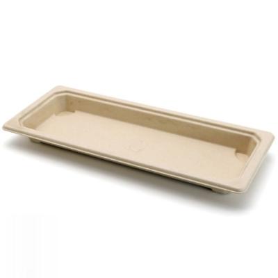 China 15%off Promotion Sugar Cane Bagasse Eco Friendly Biodegradable Food Tray Waterproof Disposable Rectangular Tray For Lunch Cake for sale