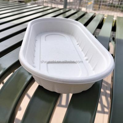 China Factory Supplier Eco Friendly Sugarcane Bagasse Food Grade Tableware Biodegradable Container for sale