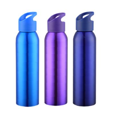 China New Style 600ML Viable Bpa Free Food Grade Sport Travek Recycling Aluminum Water Bottles With PP Lid for sale