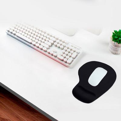 China With Blanks Black Print Lightweight Sublimation Wrist Rest Manufacturer SBR Wrist Rest Mouse Pad Cute Custom for sale