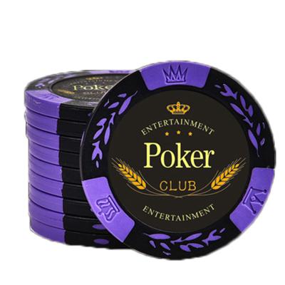 China Eco-Friendly Customize Professional Plastic Golf Golf Professional Premium Clay EPT Custom Ceramic Poker Chips for sale