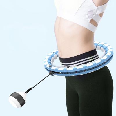 China New Smart Fitness Weight Loss Polynesian Dance Detachable Adjustable Ring With Exercise Ball for sale