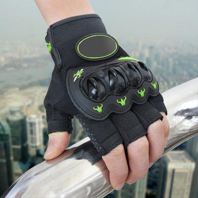 China Wholesale Cycling Motorcycle Bike Protective Half Half Finger Outdoor Motocross Racing Gloves for sale