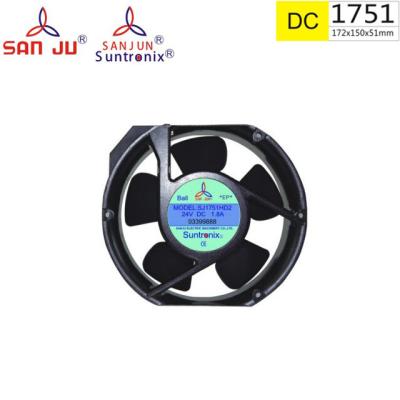 China Exhaust Ventilation Suntronix DC Ventilation Fan 172*150*51mm. 12V.24V.48V.industrial fan axial exhaust fan motor for sale