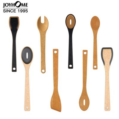 China Sustainable Kitchen Utensils Set With Best Price Wooden Rice Scoop Spoon And Dining Tools for sale