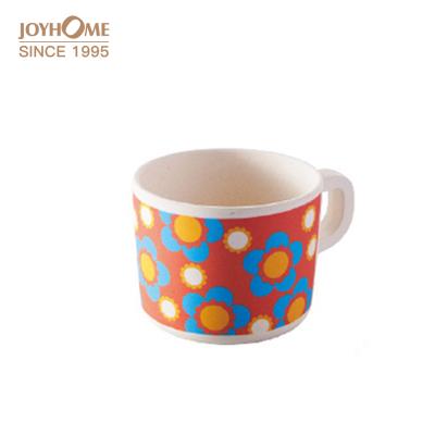 China Wholesale Cute Wheat Butterfly Kids Coffee Viable Meal Mug Tea Cup for sale