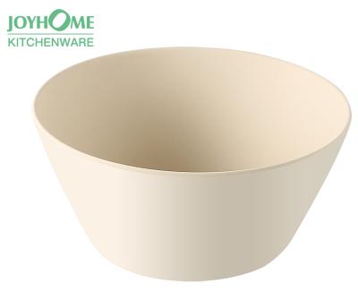 China 100% Viable Wholesale Hot Selling White Food Rice Husk Cornstarch PLA Salad Bowl for sale