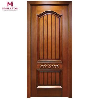 China Smileton China Traditional Factory Painted Solid Interior Bedroom Doors for sale