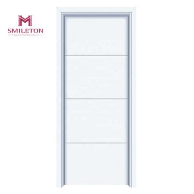 China Smileton Simple Design Traditional MDF Composite Veneer Painting Wooden Bedroom Doors for sale