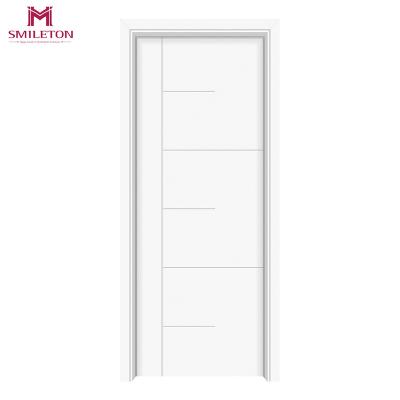 China Custom High Quality Chinese Door MDF Front Cheap Modern Interior Wood Decoration Smileton Suppliers for sale