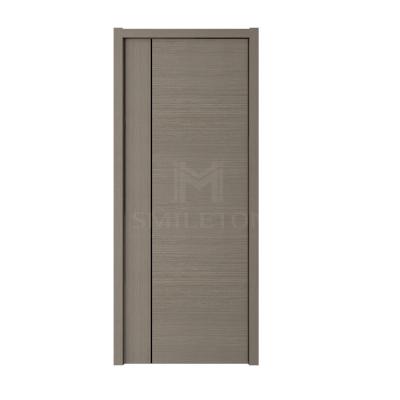 China Smileton China Manufacturer Windproof Moth Proofing MDF Disinfection Compound Flat Wood Door For House for sale