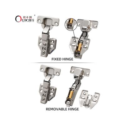 China Cheap Furniture Cabinet Kitchen Cupboard Drawer End Iron Folding Concealment Door Hinges for sale