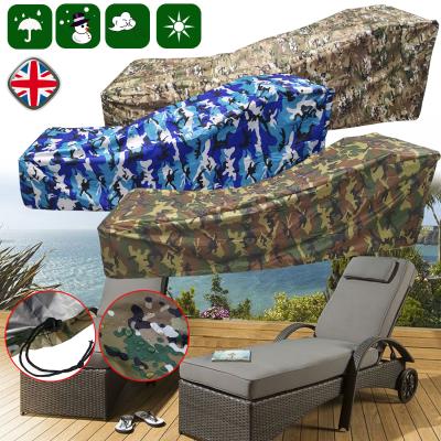 China Contemporary 210D Oxford Fabric Sun Sofa Cover For Garden Beach Furiniture Bench Chair Protector Cover for sale