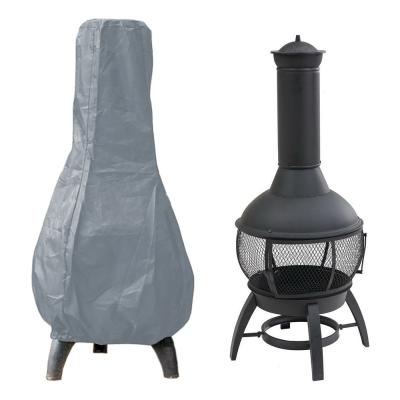 China Waterproof Fire Stocked Chimenea Chimnea Chiminea Outdoor Cover Patio Chimney Cover Pit Heater Cover for Garden Backyard for sale