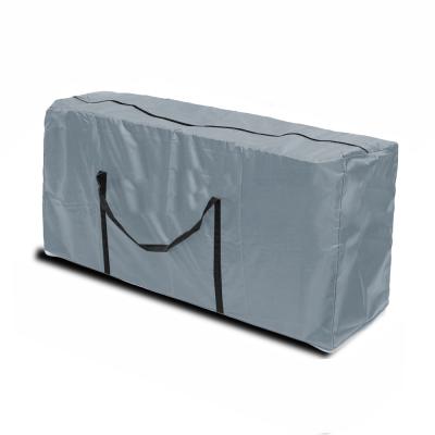 China Outdoor Large Folding Christmas Tree Gift Packing Storage Bag Garden Furniture Cushion Cover Waterproof Gray Holiday Tree for sale