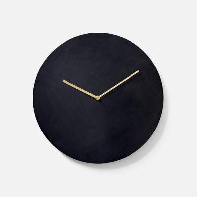 China Maxery Antique Minimalist Decorative Metal Style Black Wall Clock Around Modern Home Decor Ideal For Living Room for sale