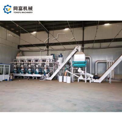 China Processing line made of factory sawdust wood pellet for sale