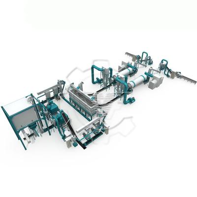 China High Productivity Sawdust Wood Pellet Plant Processing Line for sale