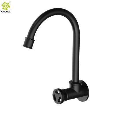 China Popular Industrial Brass Single Mixer Cold Water Taps 2022 Style Single Handle Kitchen Sink Faucet Metered Tap for sale