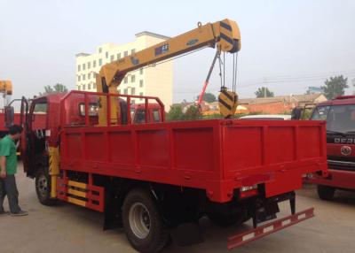 China 4X2 Euro2 Truck Mounted Hydraulic Crane 3.2 Tons XCMG For Municipal Constructional Engineering for sale