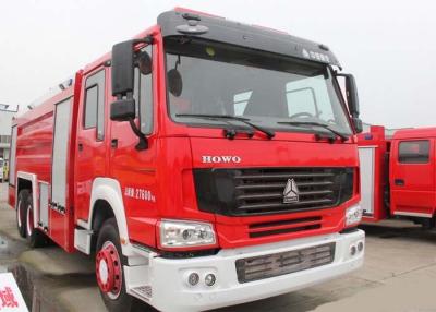 China 15CBM LHD 290HP Fire Fighting Truck , SINOTRUK HOWO Tanker Fire Truck for sale