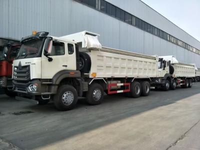 Cina Ruote H77L bianco ZZ3317V386JB1R dell'autocarro con cassone ribaltabile di Sinotruk HOWO 8X4 380hp 12 in vendita