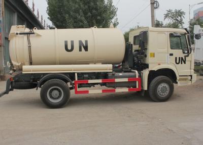 China SINOTRUK HOWO Sewage Suction Truck 10000L LHD 4X2 , Liquid Waste Trucks for sale