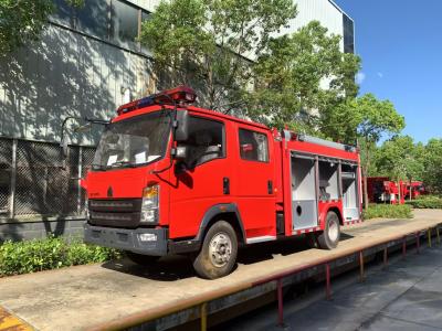 China 2CBM 4X2 116HP Fire Fighting Truck Agricultural Fire Engine Truck For Landscaping for sale