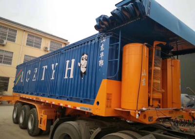 China Popular ISO Semi Trailer Truck , Tri Axle Semi Trailer 12000×2500×3880mm for sale