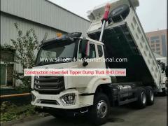 Construction Howo 6x4 Tipper Dump Truck RHD Drive