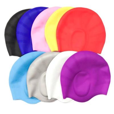 China Silicone Silicone Swim Cap for Adult and Kids for sale